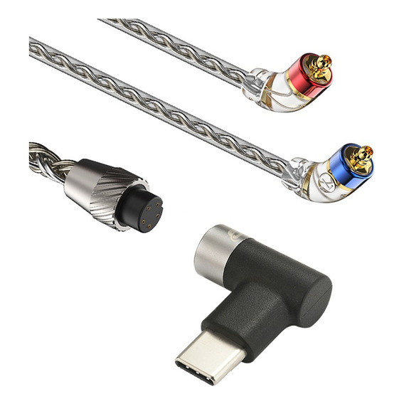 Cvj Ts800 Cable Mmcx/c/0.75/0.78 Type-c/2.5/3.5/4.4mm