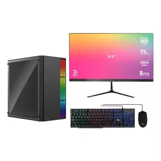 Pc Cpu  I5 10400 Ram 16gb Ssd 480gb Monitor Led 24 Rgb Gamer