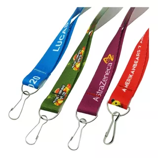 Llaveros Cintas Colgantes Lanyards Personalizados X 500 Un.