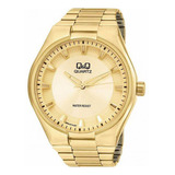 Reloj Para Hombre Q&q Q&q Hombre Q954j010y Dorado