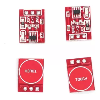 Pulsador Capacitivo Tactil Touch Ttp223 Pack De 4 Unidades