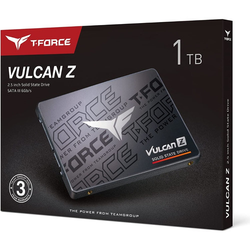 Ssd 1tb Teamgroup T-force Vulcan Z 540mb/s Sata Disco Solido Color Negro