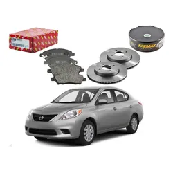  Kit Disco Pastilha Freio Dianteiro Versa 1.6 2012 A 2014