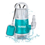 Bomba Sumergible Total Para Agua/pozos 750w Drenaje Color Turquesa