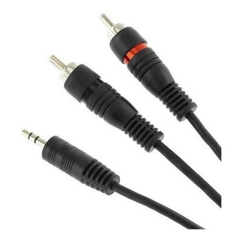 Cable Mp3 Dual Rca Largo Ds-18 1,80 Metros 6ft Audio
