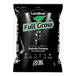 Landiner Sustrato Full Grow 50 L Cultivo Indoor Y Exterior Con Micorrizas Y Trichoderma