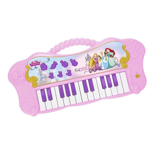 Organo Electronico 25 Teclas Disney Princesas Reig 5290 Nena Color Rosa