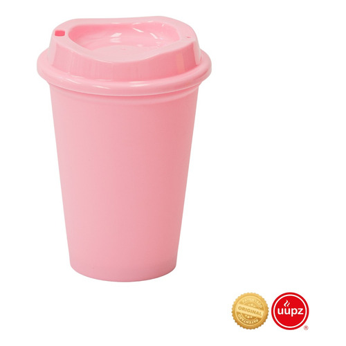 20 Vasos Reusables Tipo Star Para Bebida Caliente Mini 12 Oz Color Rosa Pastel