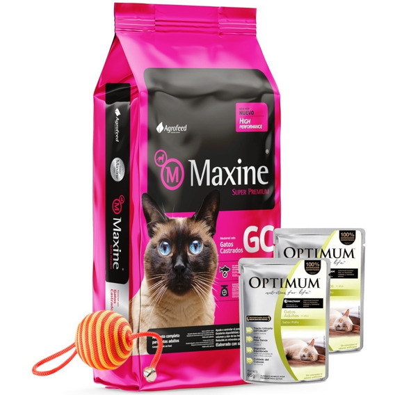 Alimento Gato Maxine Castrados 7,5 Kg + Promo!