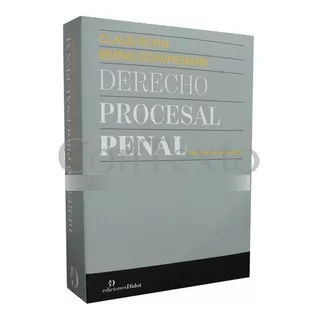 Derecho Procesal Penal - Roxin, Schunemann, De Roxin, Schunemann. Editorial Ediciones Didot En Español