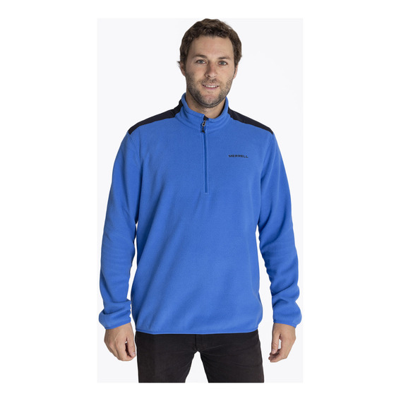 Polar Merrell Terrain 1/4 Zip Azul Hombre