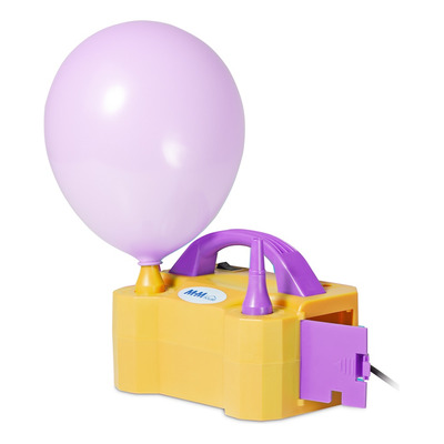 Bomba Elétrica Inflador Encher Balões Bexigas Festa Amarelo