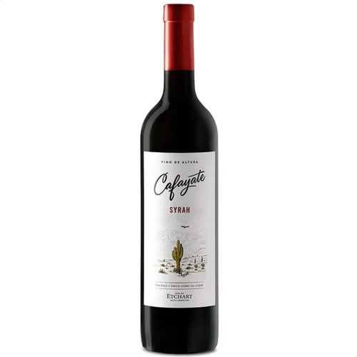 Vino Syrah Cafayate bodega Etchart 750 ml en estuche de sin estuche