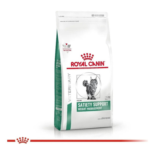 Alimento Royal Canin Veterinary Satiety Support Weight Management para gato adulto sabor mix en bolsa de 1.5 kg