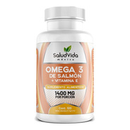 Omega 3 De Salmón Con Vitamina E - 100 Cápsulas 1400mg