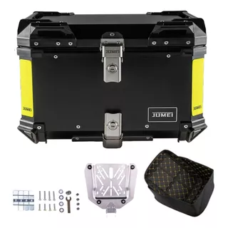 Caja Moto Top Case Aluminio Baul Trasero Equipaje 56l Jumei