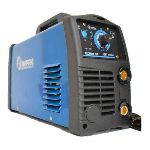 Soldadora inverter Infra Arctron 200 azul y negra 50Hz/60Hz 127V/220V