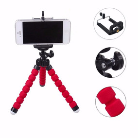 Mini Tripé Flexível Octopus Suporte Celular Go Pro Cameras