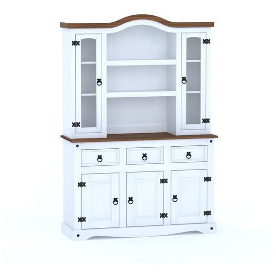 Mueble Modular 5p 3c - Aparador - Cristalero - Madera - Lcm