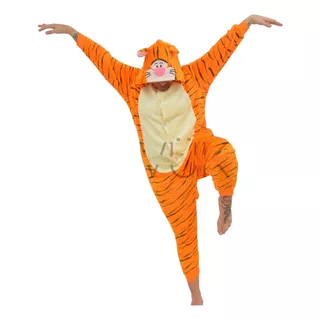 Pijama Entero Tiger Kigurumi Disfraz Peluche Plush Tigre