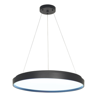 Colgante Led York Negro Control Remoto 45w Diseño Moderno Lk