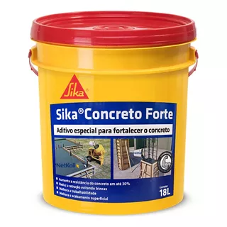 Sika Concreto Forte Plastificante Redutor De Água 18l