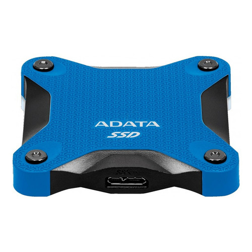 Disco sólido SSD externo Adata ASD600Q-240GU31 240GB azul