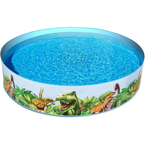 Piscina Niños Gigante Dinosaurios Rigida 244x 46cm Bestway