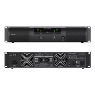 Behringer Nx6000 Potencia Digital 6000 Watts 3000 X 2 4 Ohms Color Negro Potencia De Salida Rms 6000 W