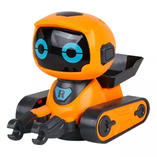 Robot Mini Kids Buddy Juguete Con Pulsera Radio Control Color Naranja