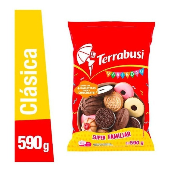 Galletitas variedad Terrabusi grandes 590g