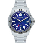 Relógio Orient Mbss1155a D2sx Mostrador Azul Bisel Numérico