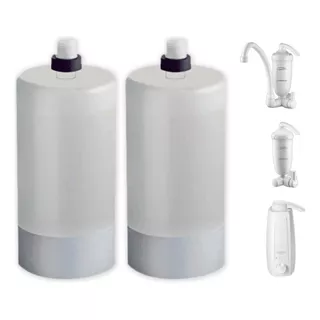 Refil De Filtro Para Purificador De Água Hidrofiltros Hf-01 Branco - Kit X 2 Unidades