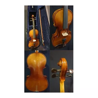 Violin Ancona Modelo Vg103 1/2 Abeto/ Maple Macizo/ Ébano