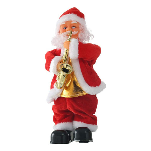 Juguete navideño con canto de Papá Noel, decoración musical, color, 1 unidad