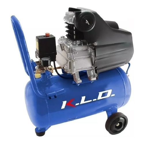 Compresor de aire eléctrico KLD KLDCO102 100L 4hp 220V 50Hz azul