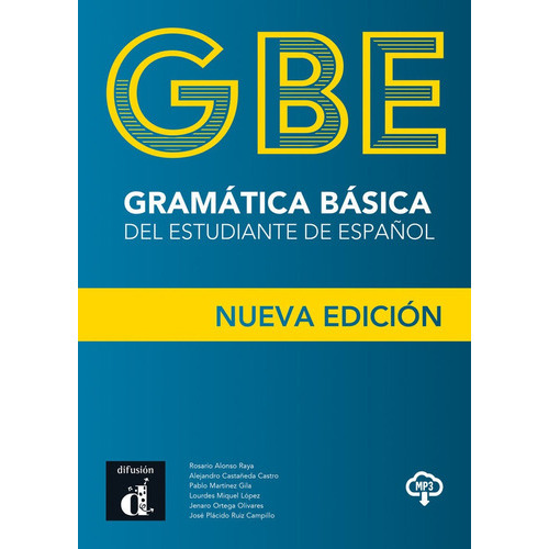 GRAMATICA BASICA DEL ESTUDIANTE DE ESPAÃÂOL NUEVA EDICION, de VV. AA.. Editorial DIFUSION CENTRO DE INVESTIGACION Y PUBLICACIONES D, tapa blanda en español