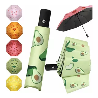 Paraguas De Lluvia Plegable Automático Resistente Sombrillas