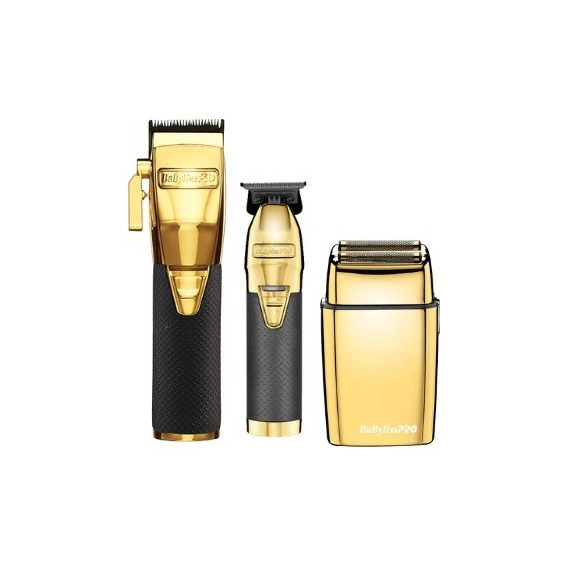 Combo Babylisspro Recortadora Perfiladora Shaver Gold Fx