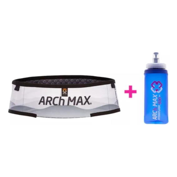 Cinturon Trail Arch Max Pro +  1 Hydraflask 300 Gris Bpr3s-g