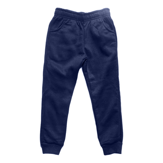 Pantalón Buzo Joggers Anti Peluza Forrado Niño Adolescente 