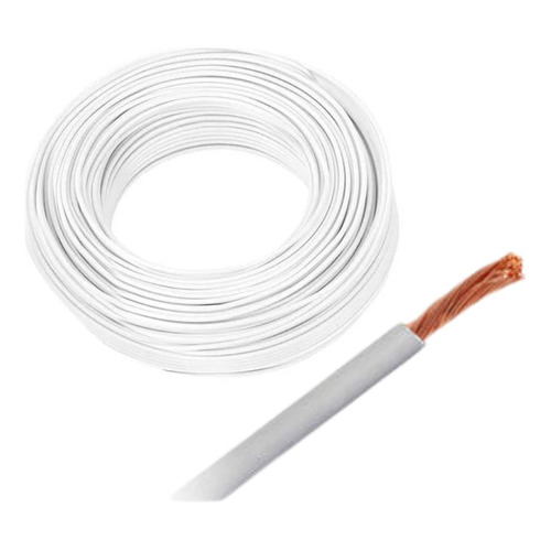 Cable Thhw-ls Indiana Calibre 12 3.31mm²(12awg) Blanco X 50m En Metreado