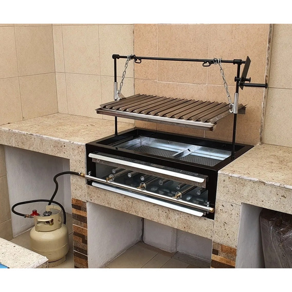 Asador Argentino Para Gas Y Carbón