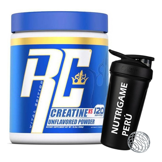 Creatina Monohidratada Ronnie Coleman 300gr+shaker Tienda Fi