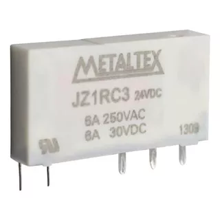 Relé Miniatura 6a 24vcc 1 Rev. Jz1rc3 - Metaltex
