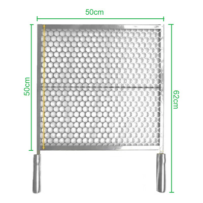 Grelha Moeda Inox E Suporte Churrasqueira Inox Com 6 Barras