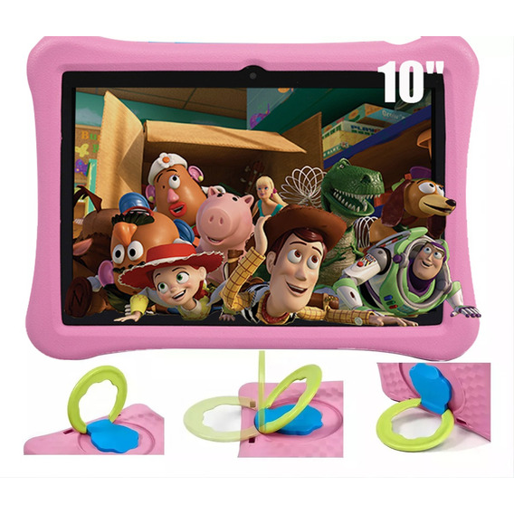 Tableta 10 Tablet Con Funda Niños Android 12 64gb Memoria