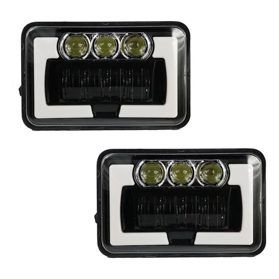 Faros Delanteros Led De 5 In 4x6 Luces Altas/bajas 1 Par