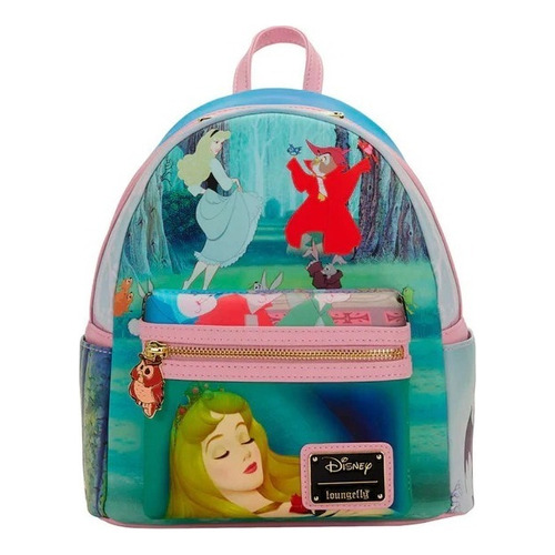 Loungefly Disney Sleeping Beauty Princess Minibackpack Color Turquesa