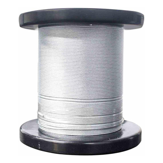 Cable De Acero C/forro Plastico 7x7 1/8 -3/16  Rollo 500mts